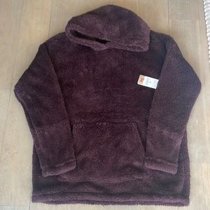 32 degrees womens fuzzy pullover hoodie NWT Size M